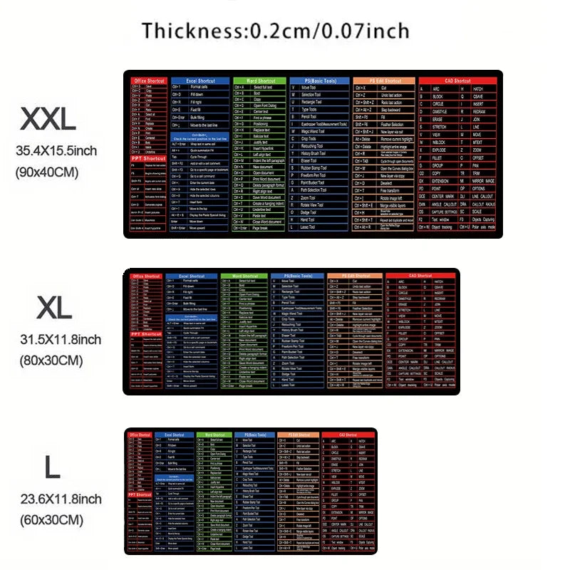 Office Shortcut Desk Pad Pro